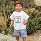Havanna Stripe Shorts - Blue