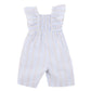 Piccolina Stripe Playsuit - Blue/White Stripe