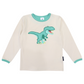 T-Rex Applique Tee - Beige