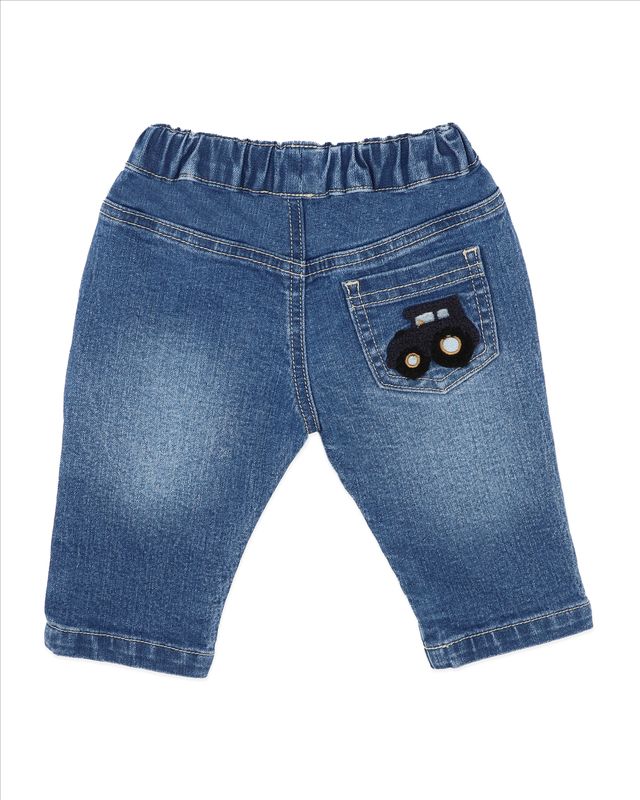 Hunter Pull On Jeans - Mid Blue