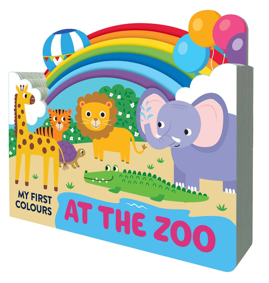 Chunky Scenes Board Book - My First Colours at the Zoo