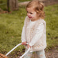 Winnie Emb. Faux Fur Vest - Natural