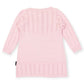 Cable Knit Dress - Pink