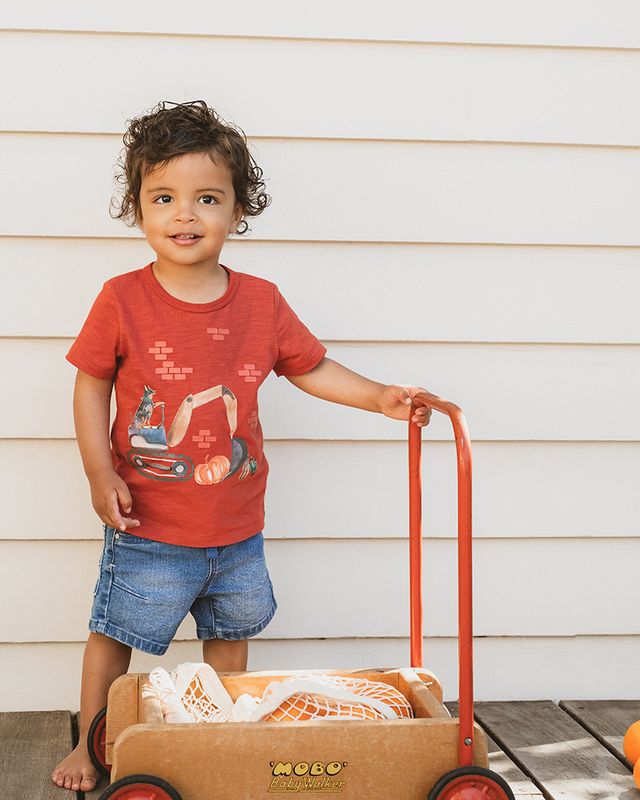Clayton Digger Tee - Rust