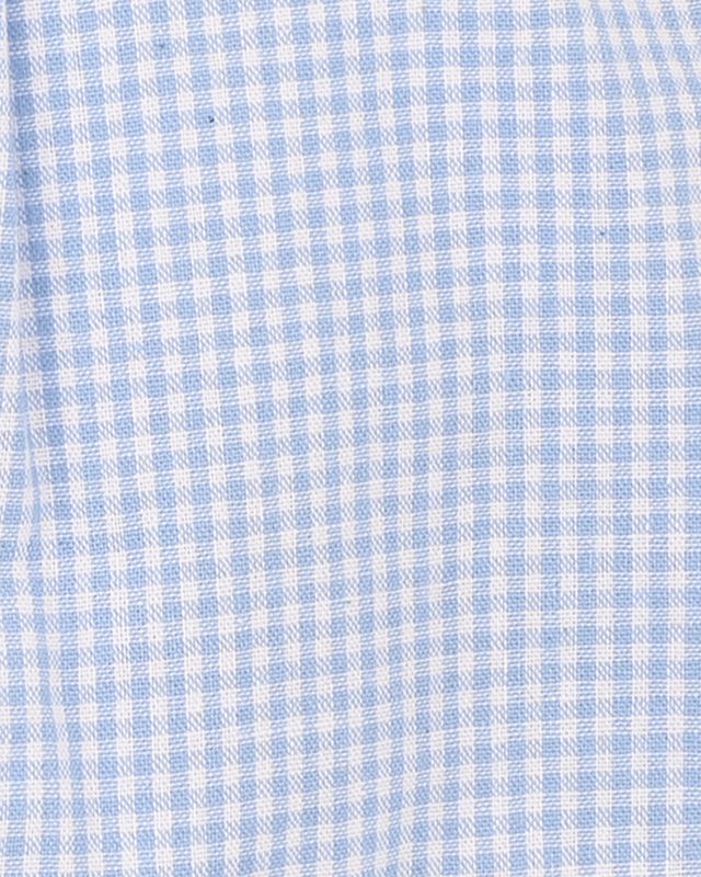 Jake Shirt Bodysuit - Sky Check