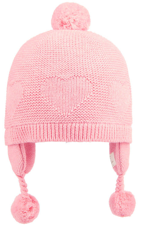 Toshi Organic Earmuff Heart Beanie - Pearl