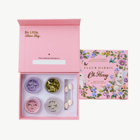 Oh Flossy  Fleur Harris - Garden of Dreams Collection Mini Makeup & Glitter Set