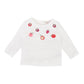 Orchard Bloom Emb. L/S Fruit Tee - Cloud