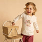 Fern Kitten L/S Tee - Snow