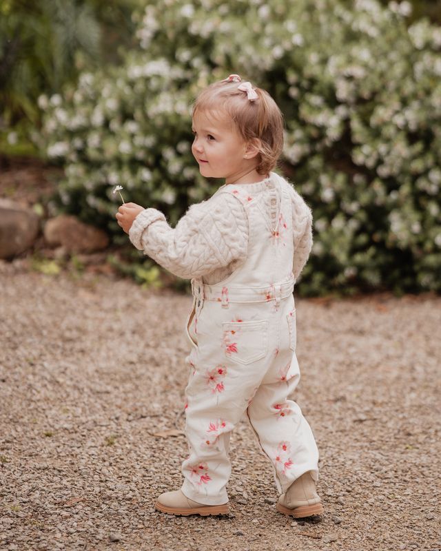 Emmy Overalls - Petal Print