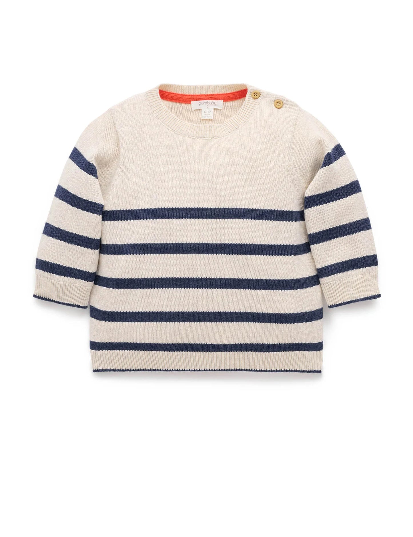 Classic Striped Jumper - French Navy Stripe