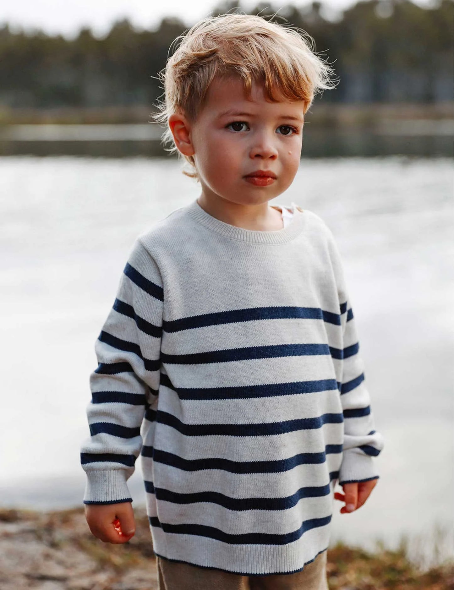 Classic Striped Jumper - French Navy Stripe