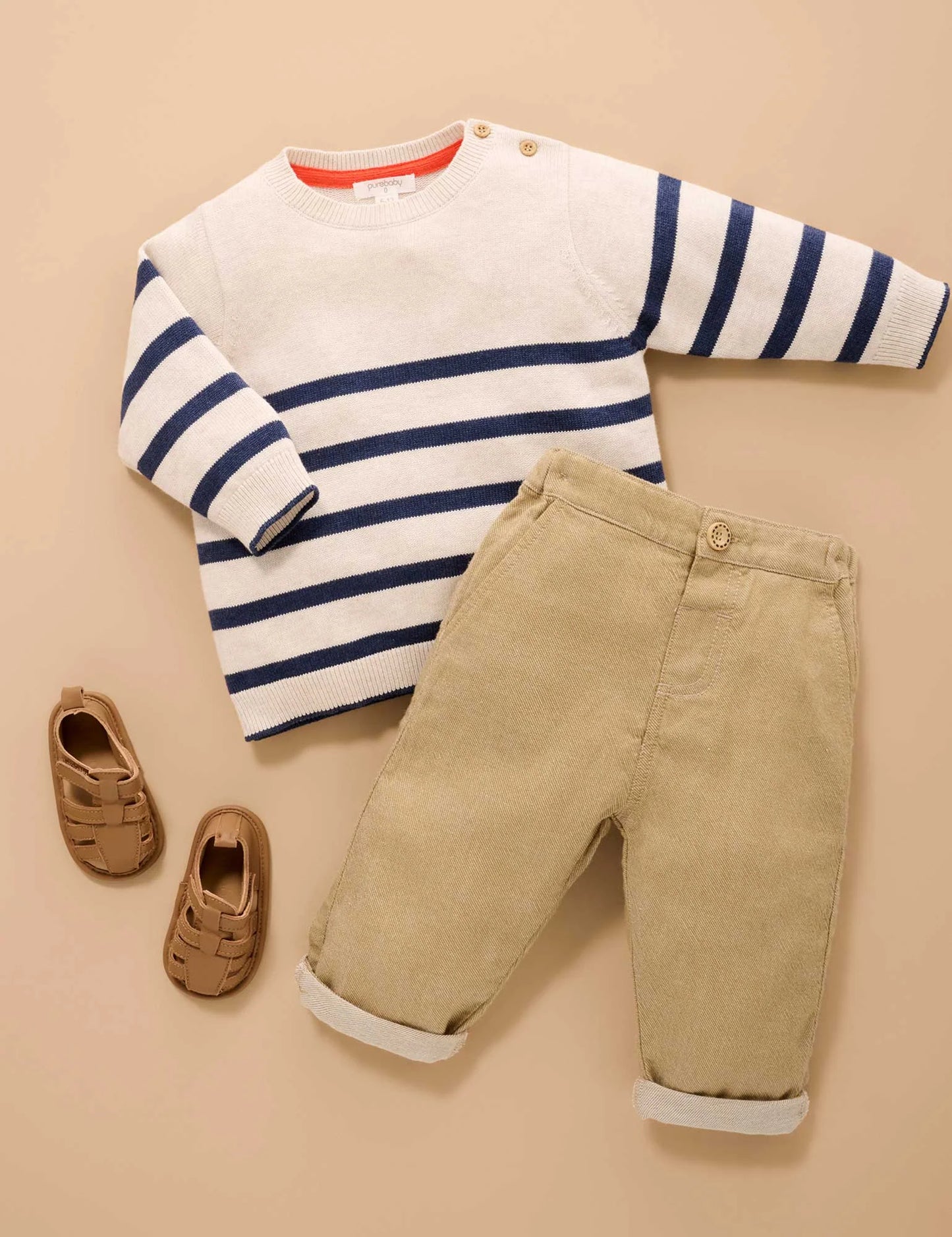 Classic Striped Jumper - French Navy Stripe
