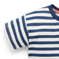 Heavy Weight Oversized Tee - Marine Stripe