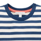 Heavy Weight Oversized Tee - Marine Stripe