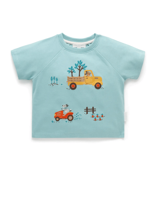 Garden Work Relaxed Tee - Eucalyptus