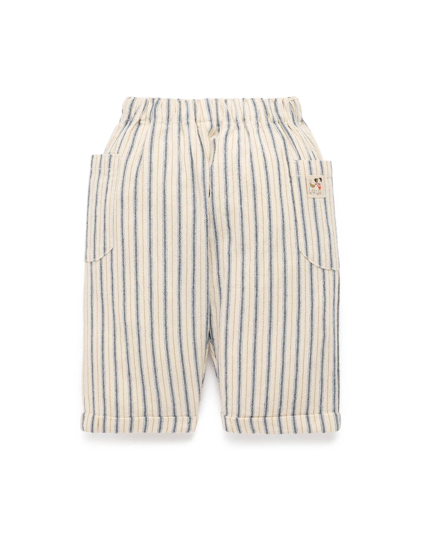 Pull on Baggy Pant - Ticking Stripe