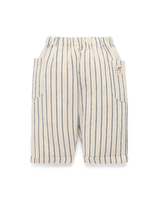 Pull on Baggy Pant - Ticking Stripe