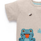 Catching Flies Relaxed Tee - Oatmeal Neppy
