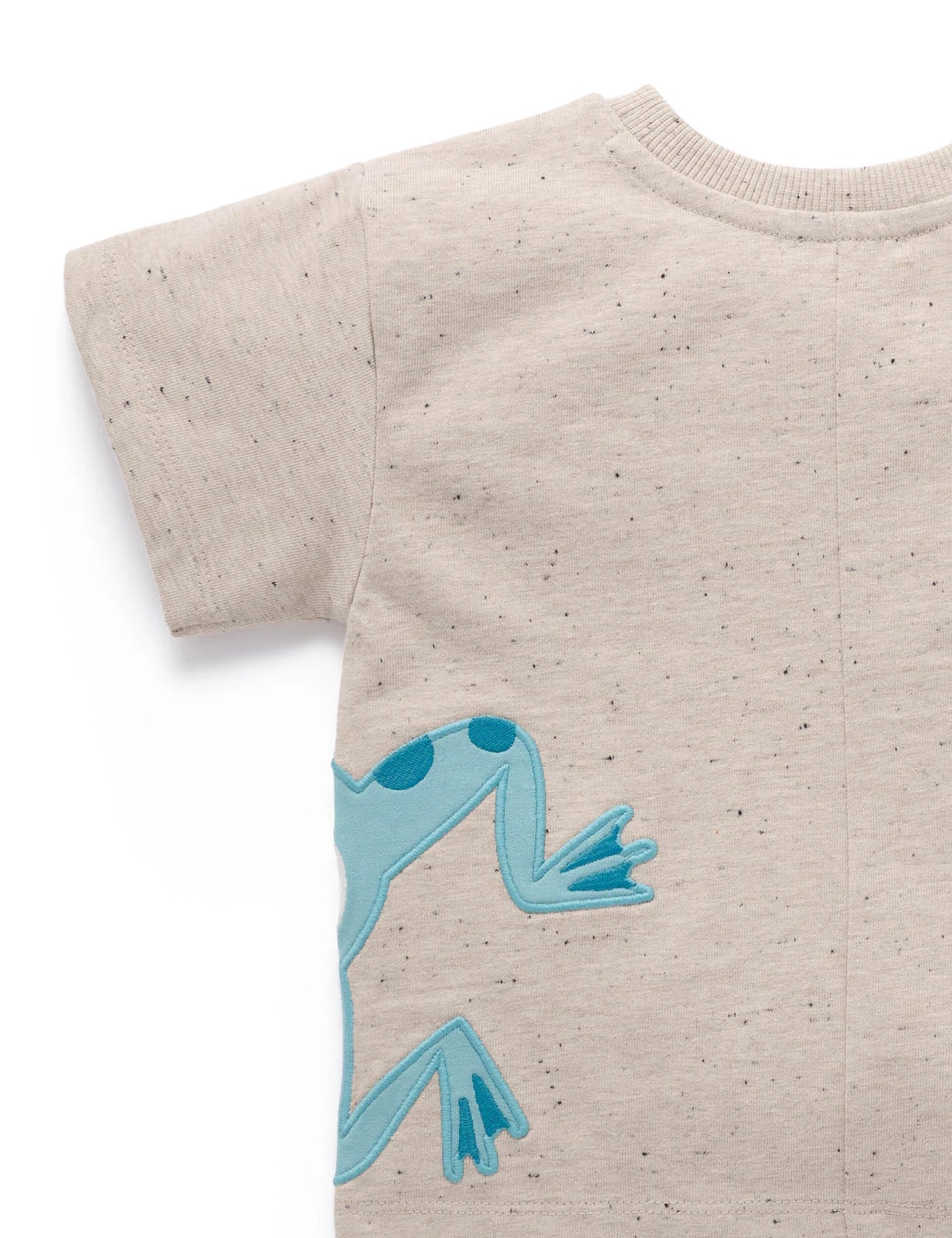 Catching Flies Relaxed Tee - Oatmeal Neppy