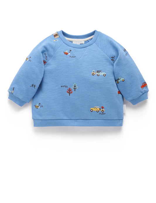 Embroidered Windcheater - Garden Work Broderie