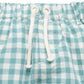 Pull on Gingham Shorts - Kingfisher Stripe