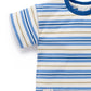 Striped Relaxed Tee - Bluejay Stripe
