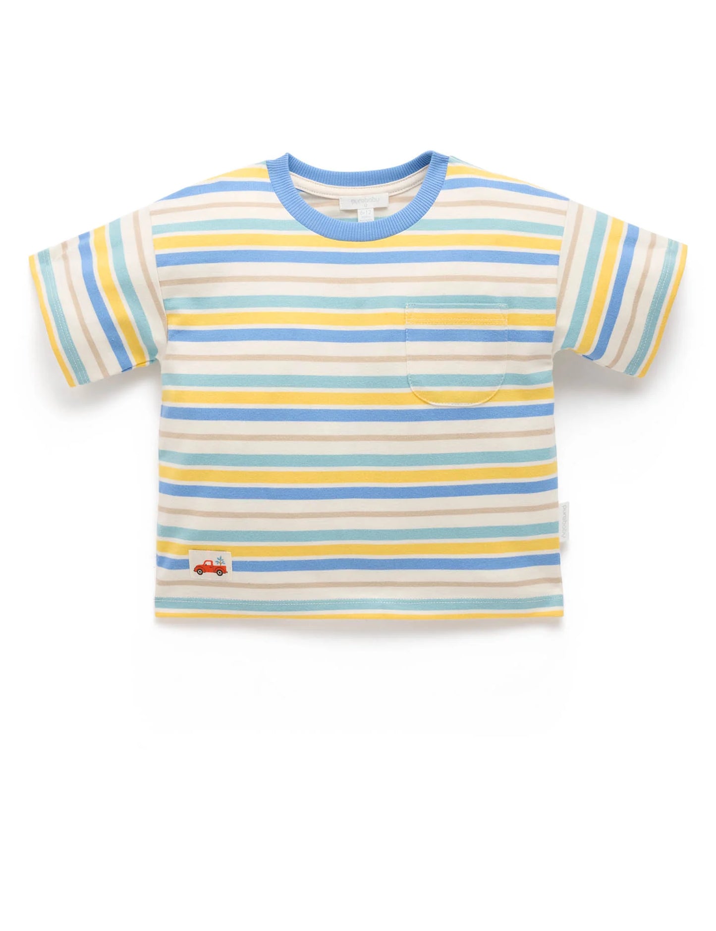 Relaxed Tee - Vintage Stripe