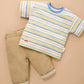 Relaxed Tee - Vintage Stripe