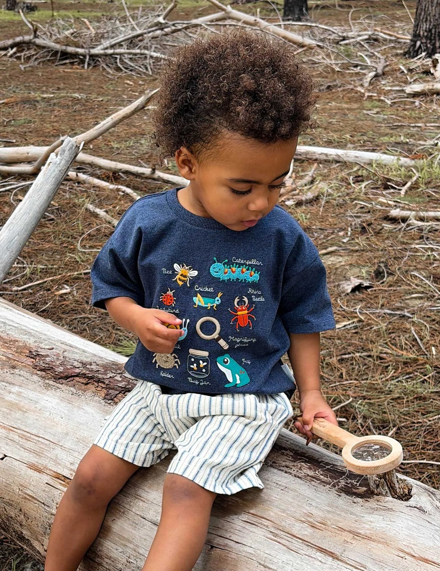 Bugs Relaxed Tee - Denim Melange
