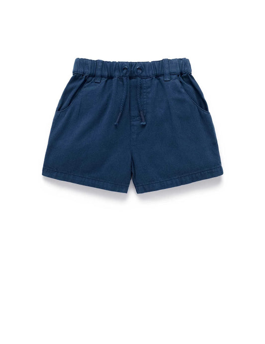 Pull on Shorts - French Navy