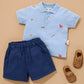 Pull on Shorts - French Navy