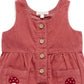 Corduroy Overalls - Toadstool