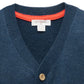 Doggy Cardigan - French Navy Melange