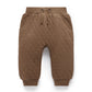 Quilted Track Pants - Oak Melange