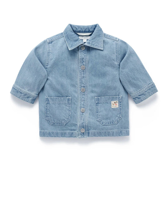 Workers Jacket - Faded Denim