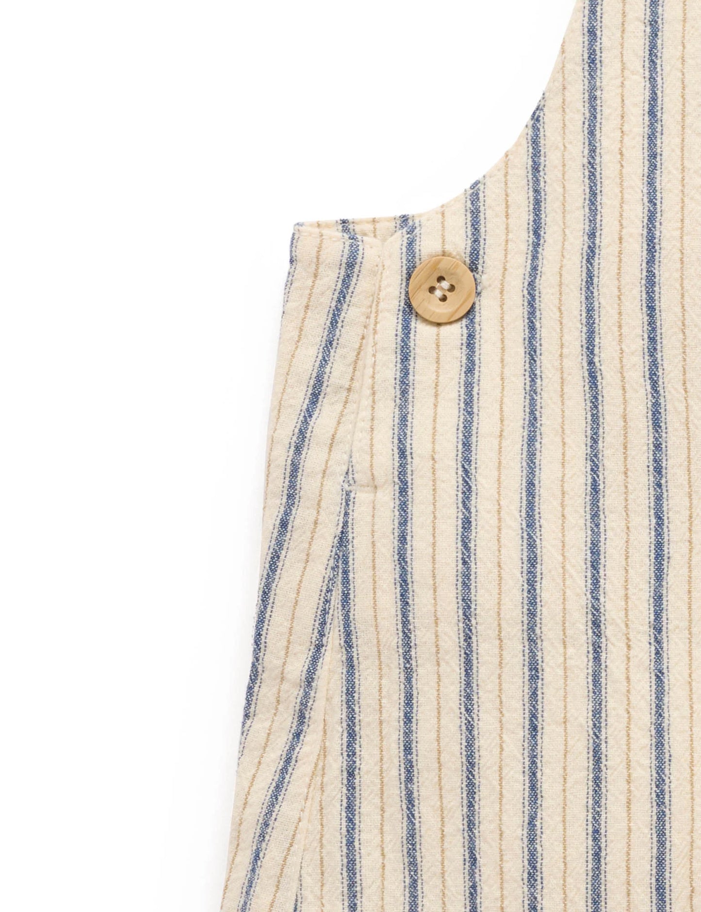 Relaxed Striped Overalls - Ticking Stripe
