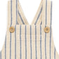 Relaxed Striped Overalls - Ticking Stripe