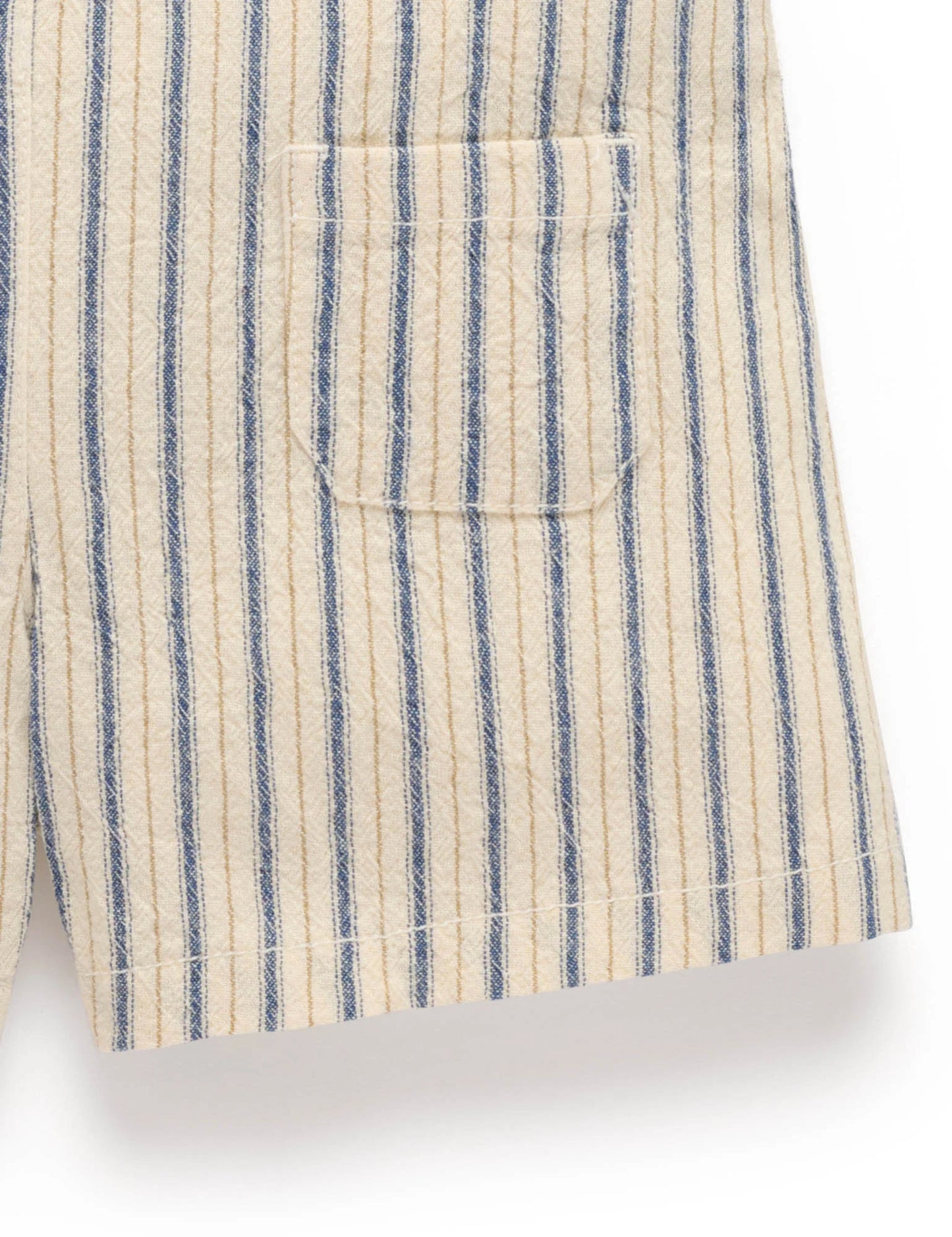 Relaxed Striped Overalls - Ticking Stripe