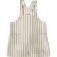 Relaxed Striped Overalls - Ticking Stripe