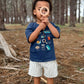 Pull On Striped Shorts - Ticking Stripe