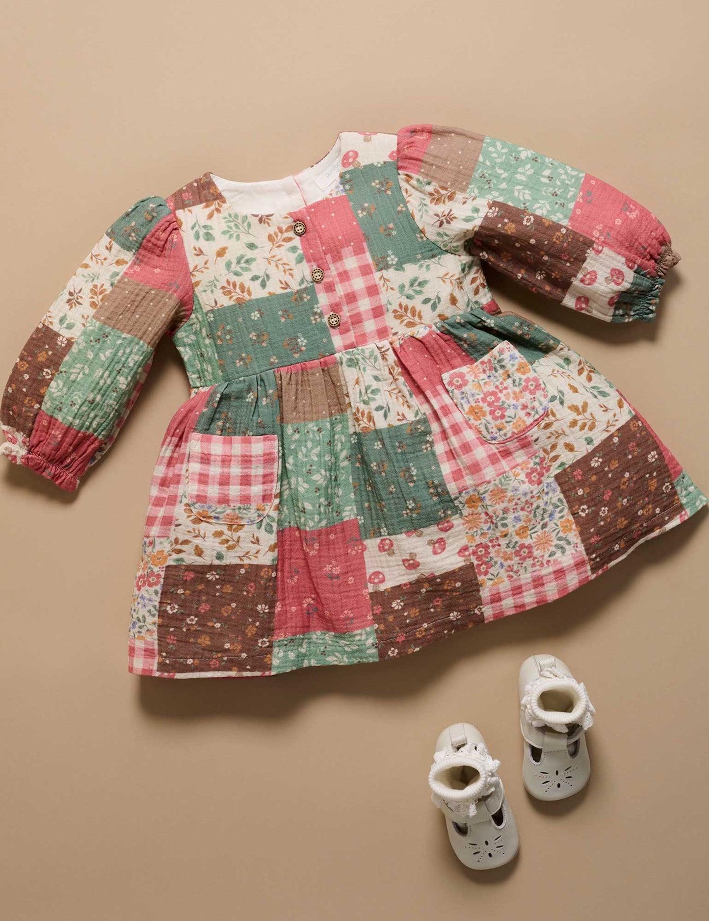 Purebaby Patchwork Dress
