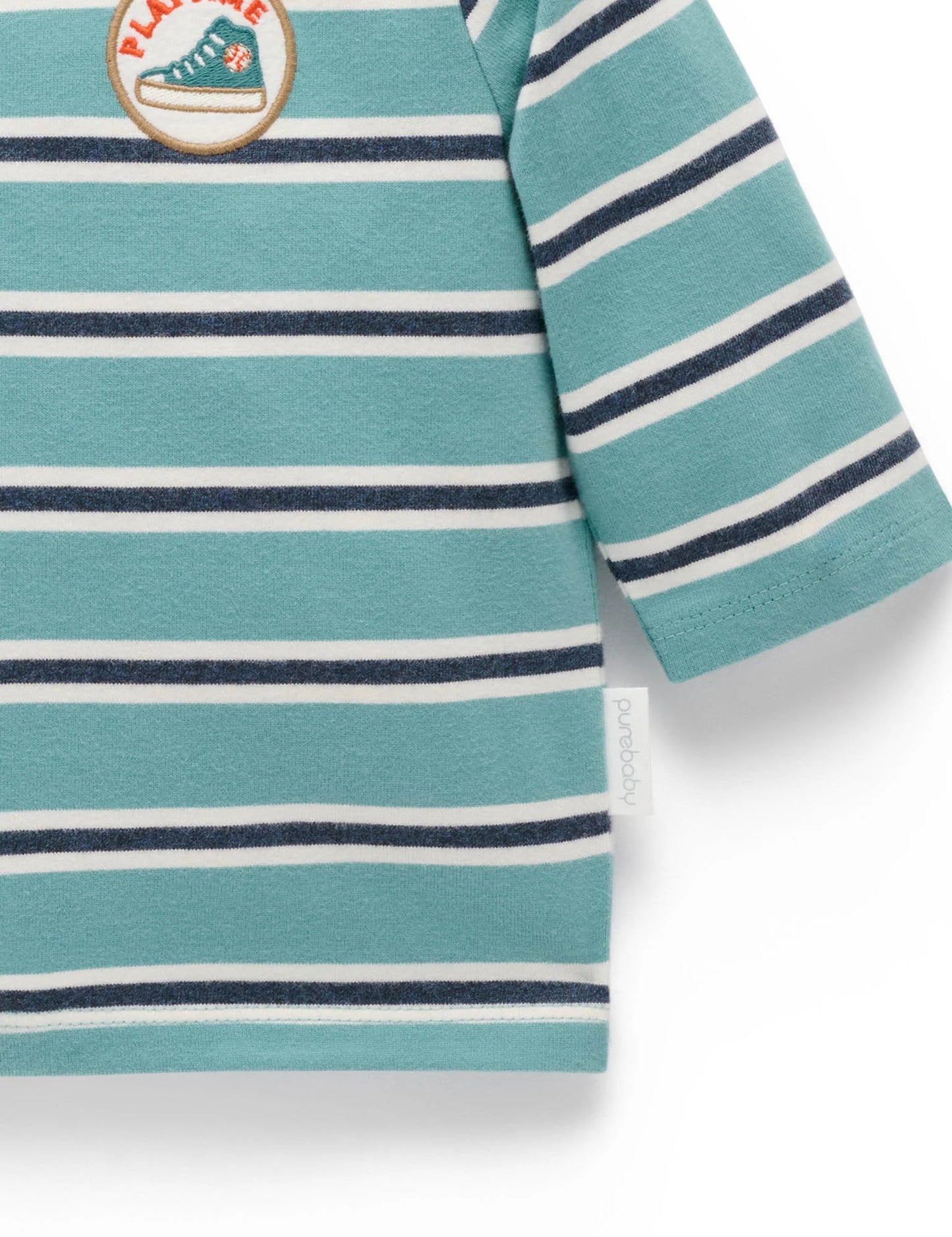 Relaxed Rugby Polo Shirt - Kingfisher Stripe