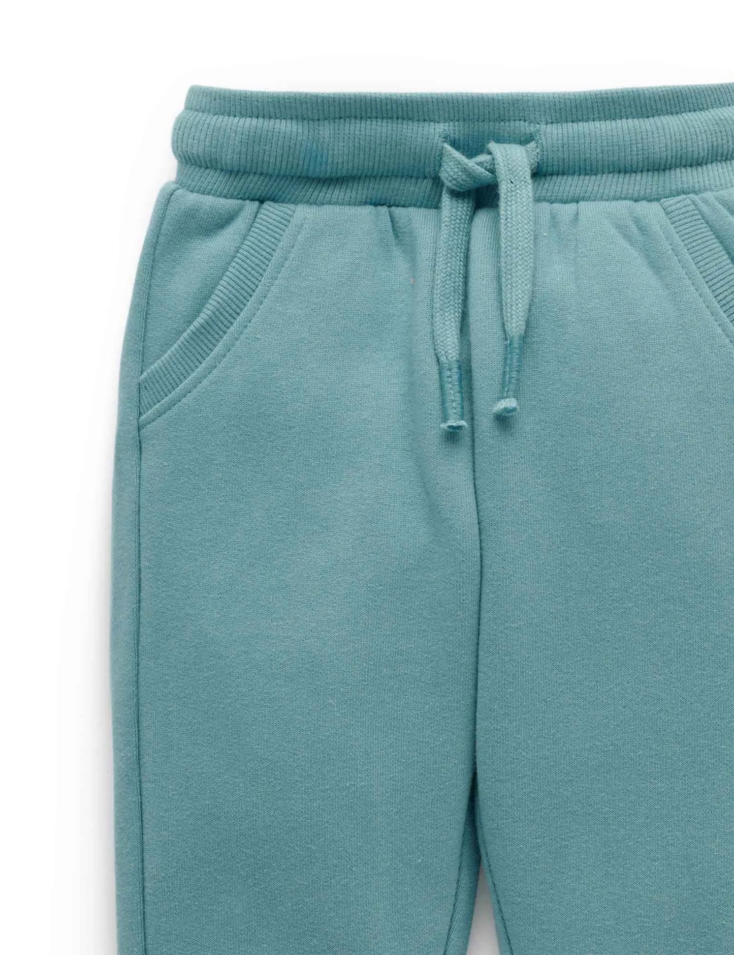 Slouchy Track Pants - Kingfisher