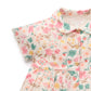 Linen Blend Shirt Dress - Strawberry Garden Floral