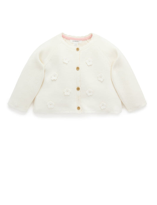 Crochet Cardigan - Cloud