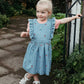 Embroidered Pinnie - Strawberry Broderie