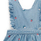 Embroidered Pinnie - Strawberry Broderie