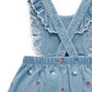 Embroidered Pinnie - Strawberry Broderie