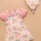 Linen Blend Overall Set - Mexican Floral